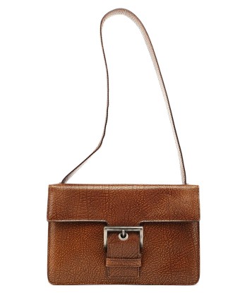 Brown Lama Buckle Shoulder Bag Venez découvrir notre 