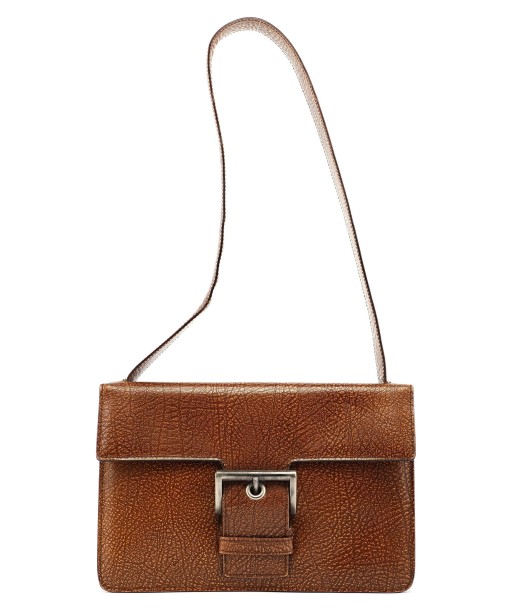 Brown Lama Buckle Shoulder Bag Venez découvrir notre 