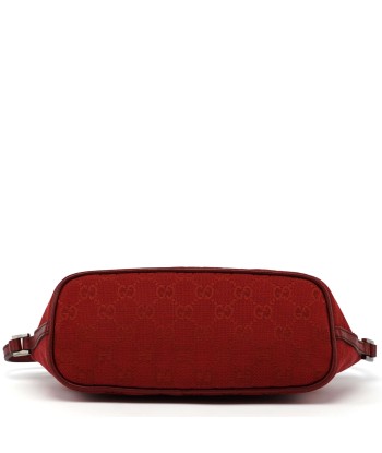 Red GG Monogram Canvas Boat Pochette Venez acheter