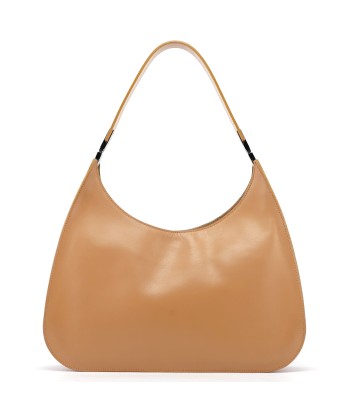 Beige Vitello Leather Shoulder Bag vente chaude votre 