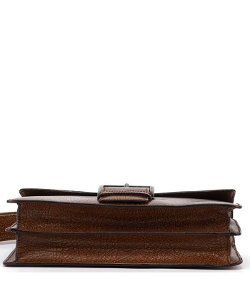 Brown Lama Buckle Shoulder Bag Venez découvrir notre 