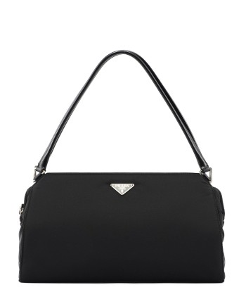 Black Tessuto Chic Shoulder Bag de l' environnement