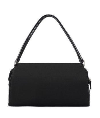 Black Tessuto Chic Shoulder Bag de l' environnement