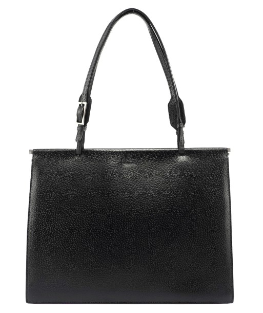 Black Leather Top Handle Bag acheter en ligne