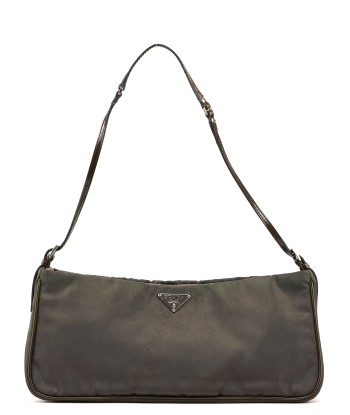 Brown Tessuto Mini Hobo rembourrage situé sous