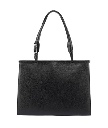 Black Leather Top Handle Bag acheter en ligne