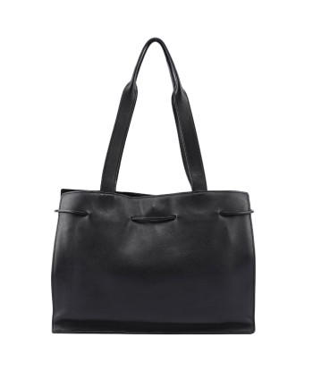 Black Calfskin Drawstring Tote Bag Venez découvrir notre 