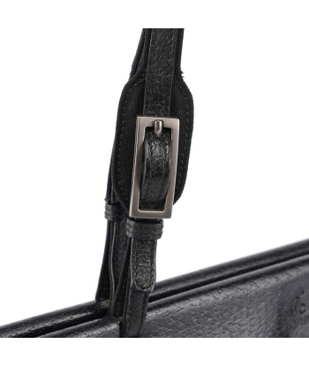 Black Leather Top Handle Bag acheter en ligne