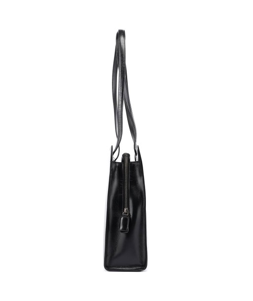 1995 Black Vitello Calfskin Tote Bag la colonne vertébrale