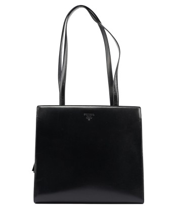 1995 Black Vitello Calfskin Tote Bag la colonne vertébrale