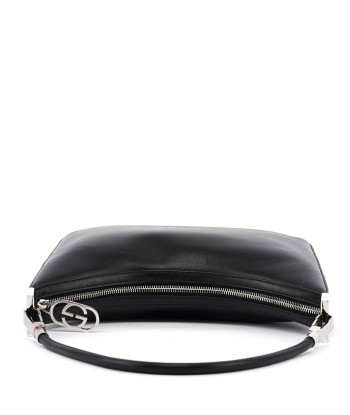 Black Leather Hobo Shoulder Bag 50% de réduction en Octobre 2024