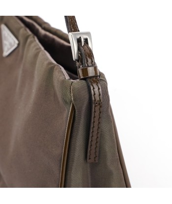 Brown Tessuto Mini Hobo rembourrage situé sous