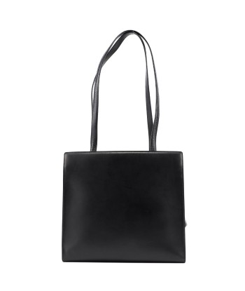 1995 Black Vitello Calfskin Tote Bag la colonne vertébrale