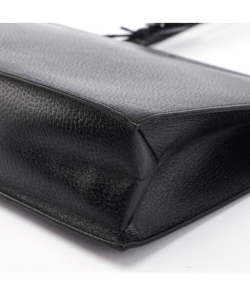 Black Leather Top Handle Bag acheter en ligne