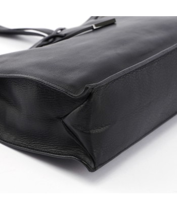 Black Calfskin Drawstring Tote Bag Venez découvrir notre 