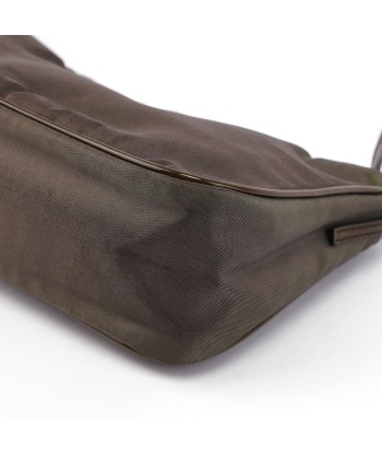 Brown Tessuto Mini Hobo rembourrage situé sous