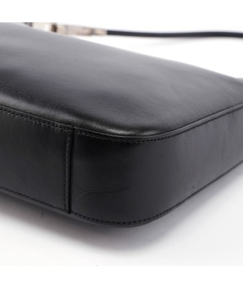 Black Leather Hobo Shoulder Bag 50% de réduction en Octobre 2024