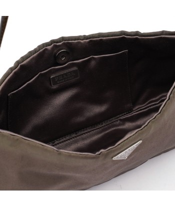 Brown Tessuto Mini Hobo rembourrage situé sous