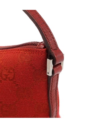 Red GG Monogram Canvas Boat Pochette Venez acheter