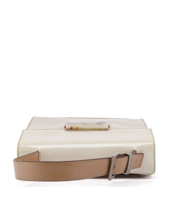 Beige Spazzolato Buckle Handbag 2 - 3 jours ouvrés.