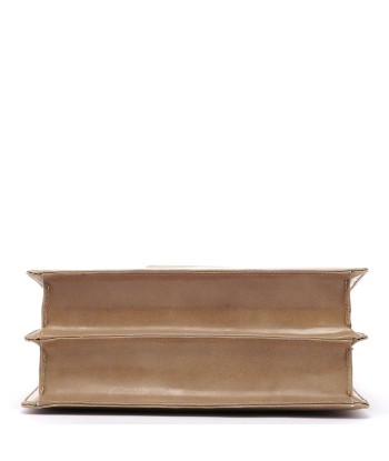 Beige Spazzolato Buckle Handbag 2 - 3 jours ouvrés.