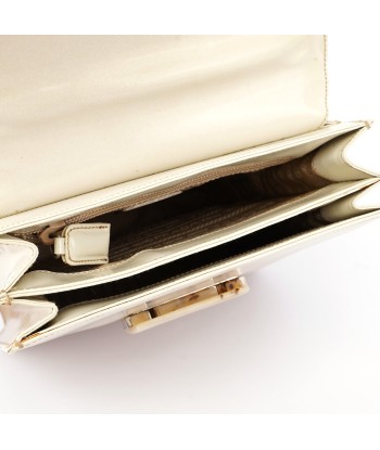 Beige Spazzolato Buckle Handbag 2 - 3 jours ouvrés.