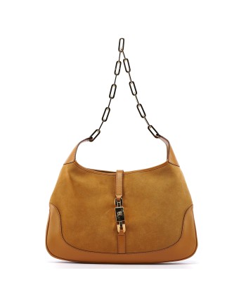 Beige Suede Jackie Chain Bag Véritable concentré