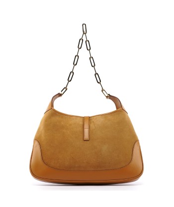 Beige Suede Jackie Chain Bag Véritable concentré