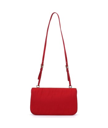 Red Tessuto Clutch Bag 2024