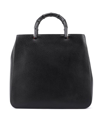 Black Leather Bamboo Tote prix pour 