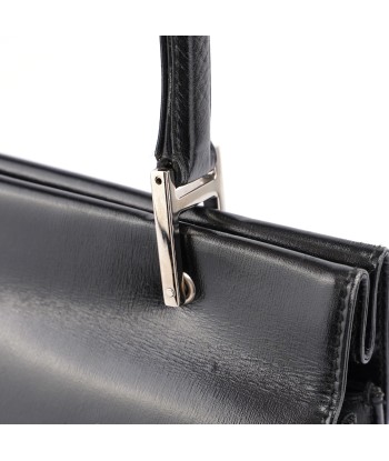 Black Square G Leather Tote hantent personnes