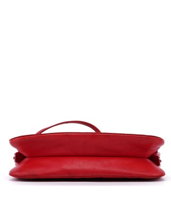 Red Tessuto Clutch Bag 2024