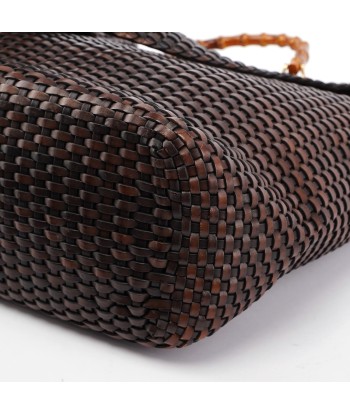 1996 Brown Woven Bamboo 2-Way Bag Comparez plus de prix