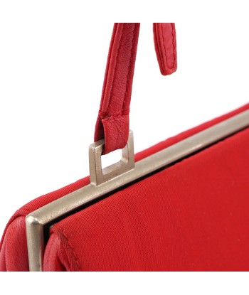 Red Tessuto Clutch Bag 2024