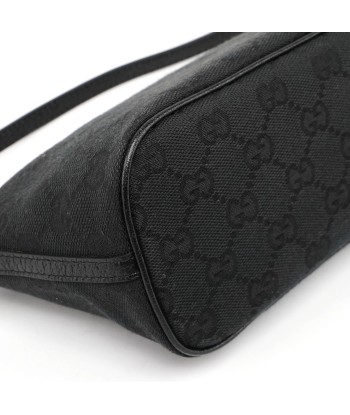 Black GG Monogram Canvas Boat Pochette ou a consommer sur place