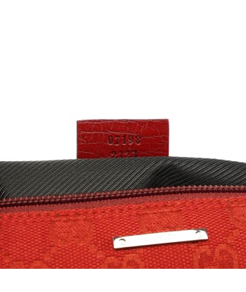 Red GG Monogram Canvas Boat Pochette Venez acheter