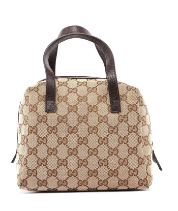 Beige Brown GG Small Bowling Bag est présent 