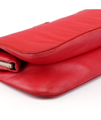 Red Tessuto Clutch Bag 2024