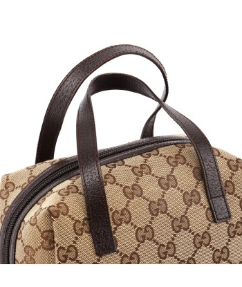 Beige Brown GG Small Bowling Bag est présent 