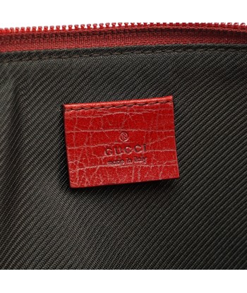 Red GG Monogram Canvas Boat Pochette Venez acheter