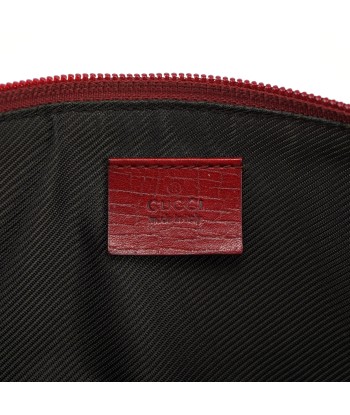 07198 Red GG Boat Pochette en linge