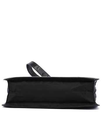 Black Vitello Plastic Hobo Shoulder Bag 2024