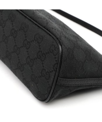 Black GG Monogram Canvas Boat Pochette ou a consommer sur place