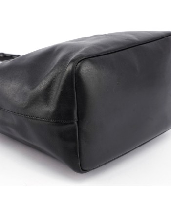 Black Calfskin Bamboo Shoulder Bag chez Cornerstreet bien 