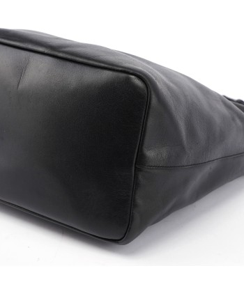 Black Calfskin Bamboo Shoulder Bag chez Cornerstreet bien 