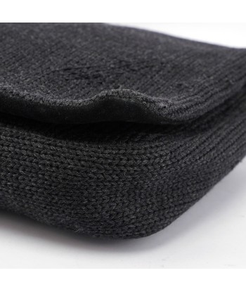 Anthracite Wool Hobo Shoulder Bag Fin de série