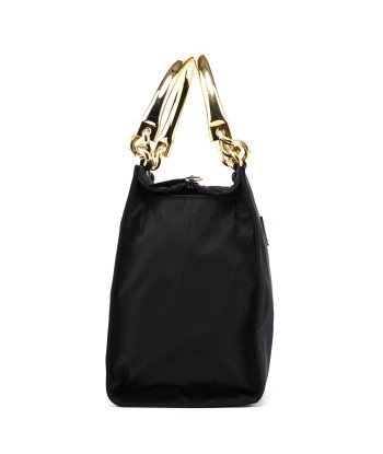 Navy Gold Tessuto Metallo Tote des créatures d'habitude