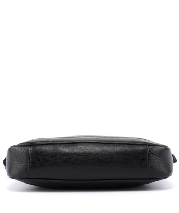 Black Leather Shoulder Bag Amélioration de cerveau avec