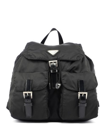 B2811 Black Nylon Backpack solde