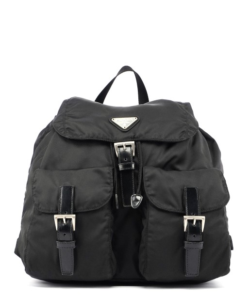 B2811 Black Nylon Backpack solde